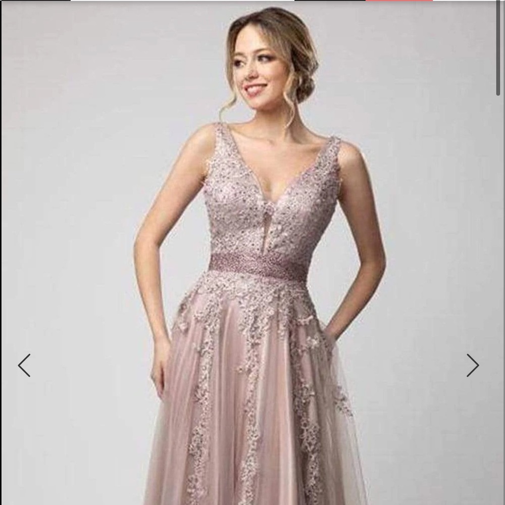 Shail K Beaded Appliquéd A-Line Dress